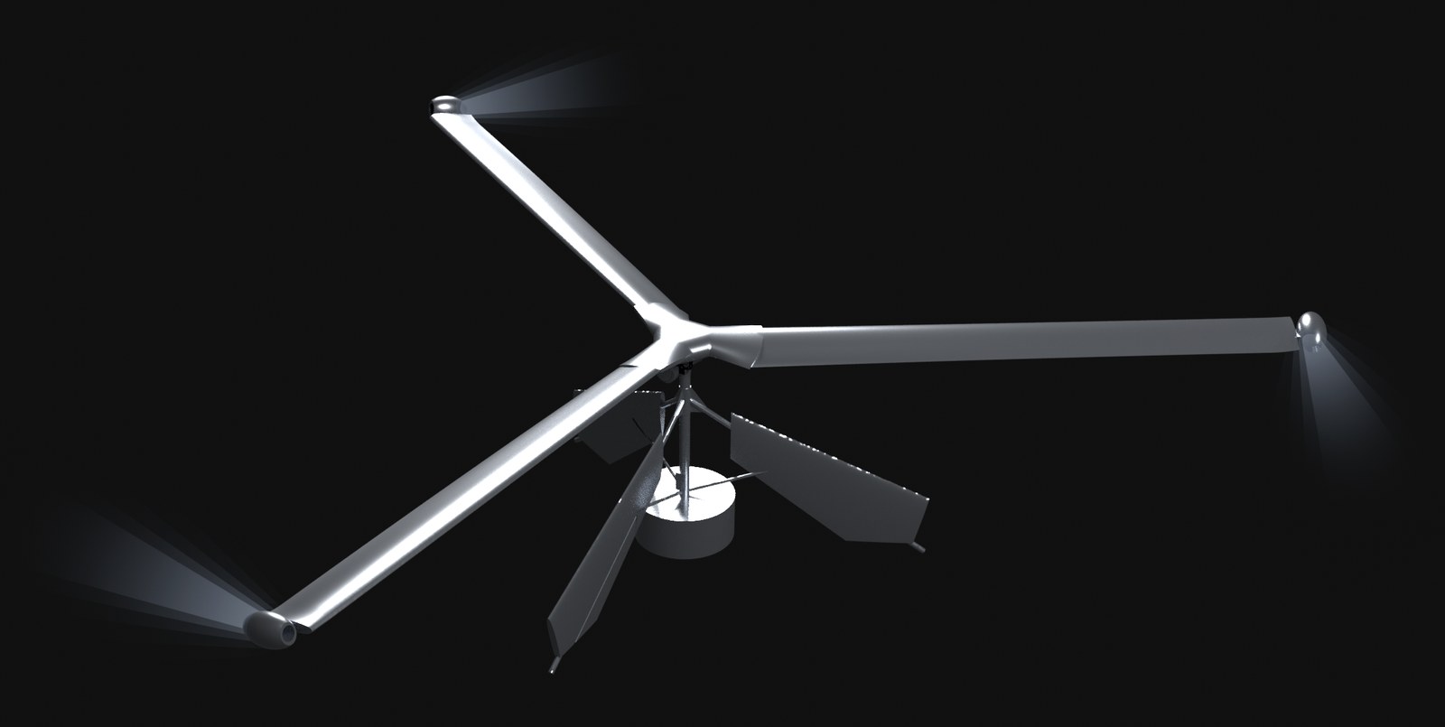 BUZCO heavy-lift rotorcraft, flying